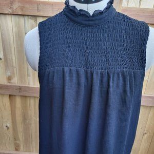 ANN TAYLOR black sleeveless top SMALL